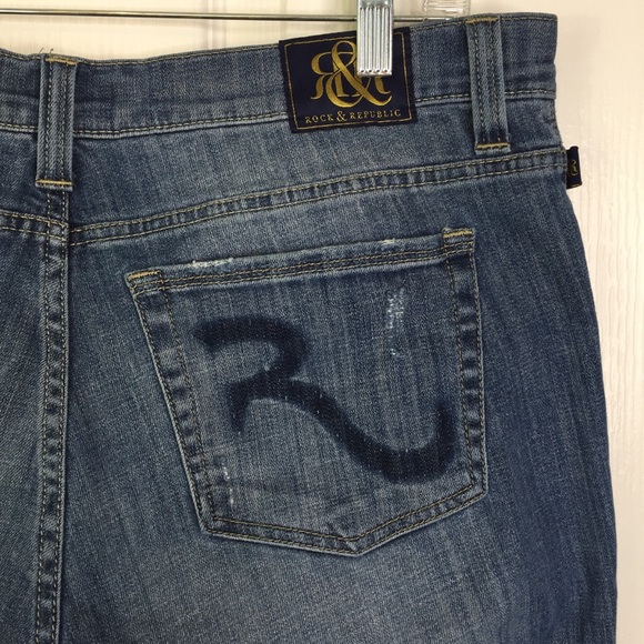 Rock & Republic Emo Skinny Jeans Sz 14 - Picture 5 of 13